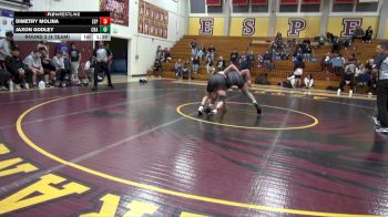 157 lbs Round 2 (4 Team) - Dimetry Molina, Esperanza vs Jaxon Godley, Crater