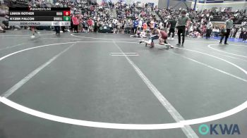 76 lbs Semifinal - Linkin Rother, Rough Riders vs Kyzer Falcon, Division Bell Wrestling