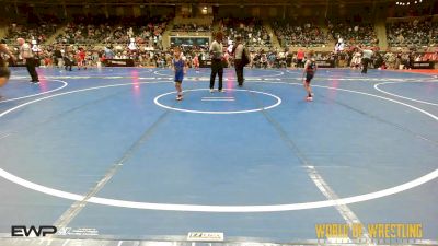 46 lbs Round Of 16 - Brady Wood, Husky Wrestling Club vs Kai Kingfisher, Storm Wrestling Center