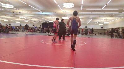 113 lbs Cons. Quarters - Trevor Lambert, Temecula Valley High School Wrestling vs Hilcias Sanchez, South Bakersfield High School Wrestling