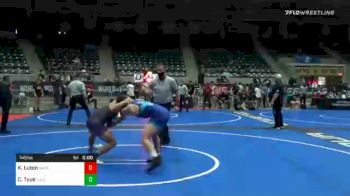 145 lbs Consolation - Keegan Luton, Matrix Grappling vs Caine Tyus, Bulls WC