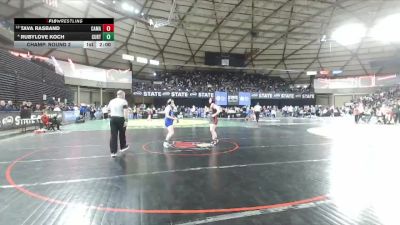 Girls 4A 140 lbs Champ. Round 2 - Tava Rasband, Camas (Girls) vs Rubylove Koch, Curtis (Girls)