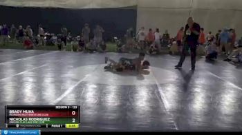 123 lbs Prelim - Brady Muha, Michigan West Wrestling Club vs Nicholas Rodriguez, Oregon Clay/Lake Erie Club