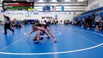 157 lbs Cons. Round 4 - Jace McCallister, Pawnee vs Bow Rush, Miami