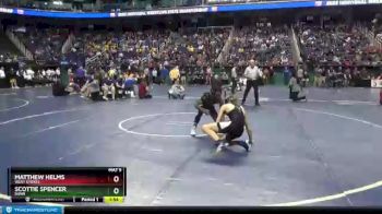 2 lbs Quarterfinal - Scottie Spencer, Bunn vs Matthew Helms, West Stokes