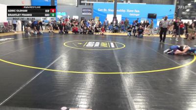 86 lbs Quarterfinal - Adric Oldham, Bedford vs Brantley Franks, Hanover