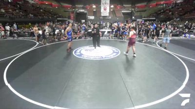 225 lbs Juan Lopez, KCWA - Kern County Wrestling Association vs Emeri Ortiz, CVWA - Central Valley Wrestling Association