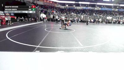 110 lbs Rr Rnd 2 - Heavyn Woods, El Paso Wildcats vs Nevaeh Smith, Smith Wr Ac