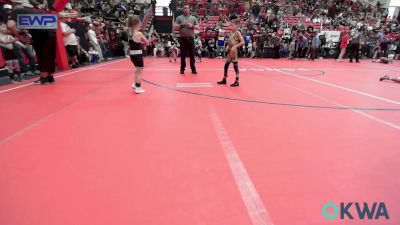 46 lbs Consi Of 4 - Camden Holden, Ponca City Wildcat Wrestling vs Haisley Davis, Team Nomad