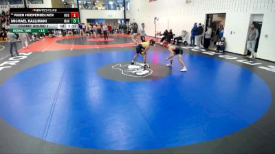 141 lbs Champ. Round 1 - Koen Huepenbecker, Indiana Tech vs Michael Kallimani, Manchester