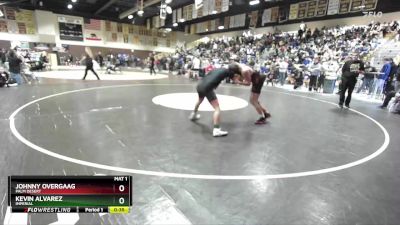 132 lbs Cons. Round 2 - Kevin Alvarez, Imperial vs Johnny Overgaag, Palm Desert