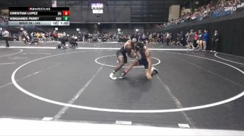 149 lbs Champ. Round 1 - Christian Lopez, Embry-Riddle (Ariz.) vs Kingjames Perry, Doane University