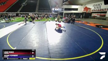 120 lbs Quarterfinal - Jose Perez, Arizona vs Quinn Humbert, Alaska