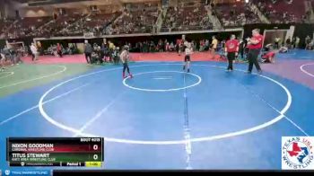 65 lbs Quarterfinal - Nixon Goodman, Cardinal Wrestling Club vs Titus Stewart, Katy Area Wrestling Club