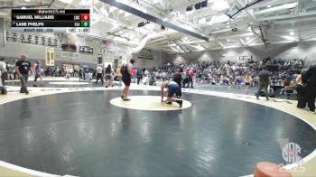 205 lbs Champ. Round 2 - Samuel Williams, Livermore Wrestling Club vs Lane Phelps, Clark