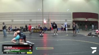 140 lbs Quarterfinals (8 Team) - Landen Vanconant, Copperheads vs Otis Davis, Untouchables Purple