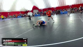 92-101 lbs Round 1 - Gia Wurslin, Geneseo vs Jaydis Sordelet, Franklin Central Flashes