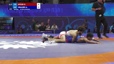 61 kg Repechage - Omar Ayoub, Puerto Rico vs Allan Oralbek, Kazakhstan