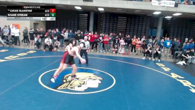 132 lbs Champ. Round 2 - Lucas Slaastad, Unattached vs Shane Stream, Lincolnway West