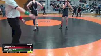 126 lbs 3rd Place Match - Evan Welever, South Whidbey vs Liam Wolven, Meridian
