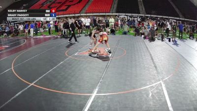 150 lbs Cons. Sub-quarters - Kelby Harvey, Idaho vs Brady Padgett, Washington