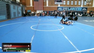 157 lbs Cons. Round 5 - Liam Eller, Corner Canyon vs Logan Memmott, Layton