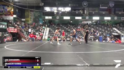 130 lbs Semifinal - Jax Zamarripa, TX vs Graeson Harris, PA