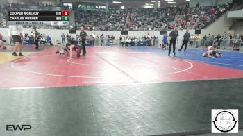 108 lbs Consi Of 8 #1 - Cooper McElroy, Tuttle vs Charles Rusher, Bridge Creek