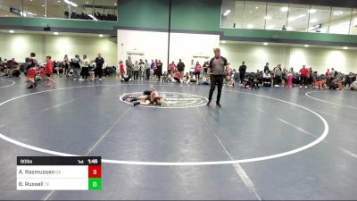 60 lbs Semifinal - Adam Rasmussen, GA vs Beau Russell, TX