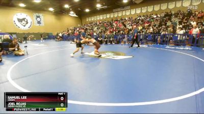 113 lbs Champ. Round 2 - Joel Rojas, Sierra Pacific HS vs Samuel Lee, Crespi