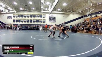 150 lbs Cons. Semi - Dylan Kick, Chardon vs Drake Rennecker, Crestwood