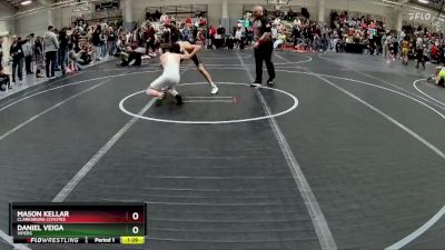 108 lbs Semifinal - Mason Kellar, Clarksburg Coyotes vs Daniel Veiga, Vipers