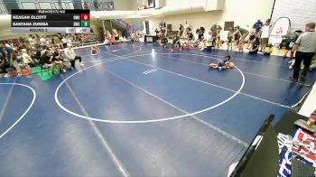 55-59 lbs Round 3 - Santana Zuniga, Defiant Wrestling Club vs Keagan Olcott, Delta Wrestling Club