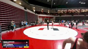 138 lbs Semifinal - Noah Lohmann, IceFighter U. vs Luke Borror, Husky Wrestling Club
