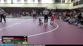 SPW-13 lbs Cons. Round 1 - Cole Wood, Indee Mat Club vs Karter Elliott, Marion Wolves