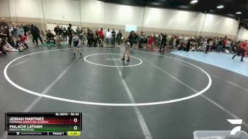 56-62 lbs Round 1 - Malachi Latham, ReZults Wrestling vs Josiiah Martinez, Warhawk Wrestling Academy