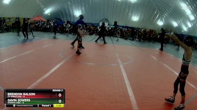 48 lbs Round 2 (3 Team) - Gavin Sowers, Kardiac Kidz vs Brendon Ralson, CP Wrestling