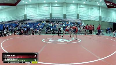 140 lbs Round 4 (6 Team) - James III Bell, Portage Wrestling Club vs Quinton Bolin, Center Grove Wrestling Club