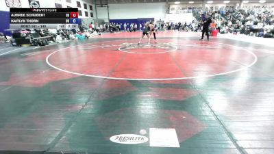 145 lbs Champ. Round 1 - Kaitlyn Thorn, Ottawa University vs Aubree Schubert, Schreiner University