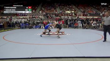 125 lbs Cons. Round 1 - Faith Hoover, Colby HS vs Amalee Sigg, Winfield HS