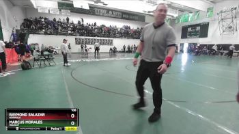 106 lbs Champ. Round 2 - Raymond Salazar, Norwalk vs Marcus Morales, Walnut