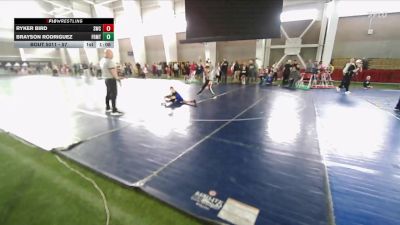 57 lbs Champ. Round 1 - Brayson Rodriguez, Cougars Wrestling Club vs Ryker Bird, Stallions Wrestling Club