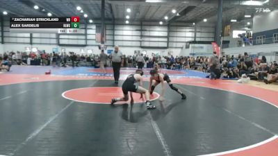 120 lbs Cons. Round 4 - Alex Sardelis, Red Lion Wrestling Club vs Zachariah Strickland, Wild Buffalo