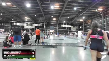 144-152 lbs Semifinal - Isabella Martinez, East Valley Wrestling Club vs Lily Kostur, Walden Grove