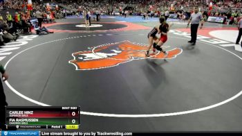 Champ. Round 1 - Fia Rasmussen, Chadron Girls vs Carlee Hinz, Superior Girls