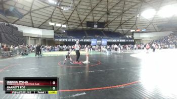 77 lbs Cons. Round 6 - Hudson Wells, Takedown Express Wrestling Club vs Garrett Ede, White River Hornets Wrestling Club