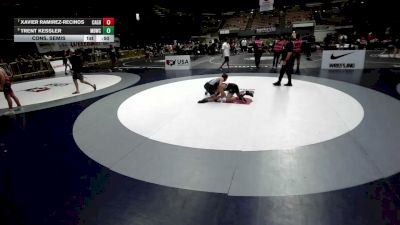 120 lbs Cons. Semis - Xavier Ramirez-Recinos, California Grapplers vs Trent Kessler, Mad Dawg Wrestling Club
