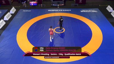 53 kg Qualif - Katie Gomez, USA vs Nathaly Herrera, PER