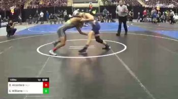 130 lbs Consi Of 32 #2 - Dominic Alcantara, Caldwell WC vs Camden Williams, Alpha Pack Wc