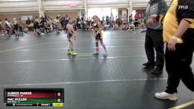 61 lbs Round 2 (6 Team) - Aubree Parker, MI Pitbulls vs Mac Mullen, Bad Bass